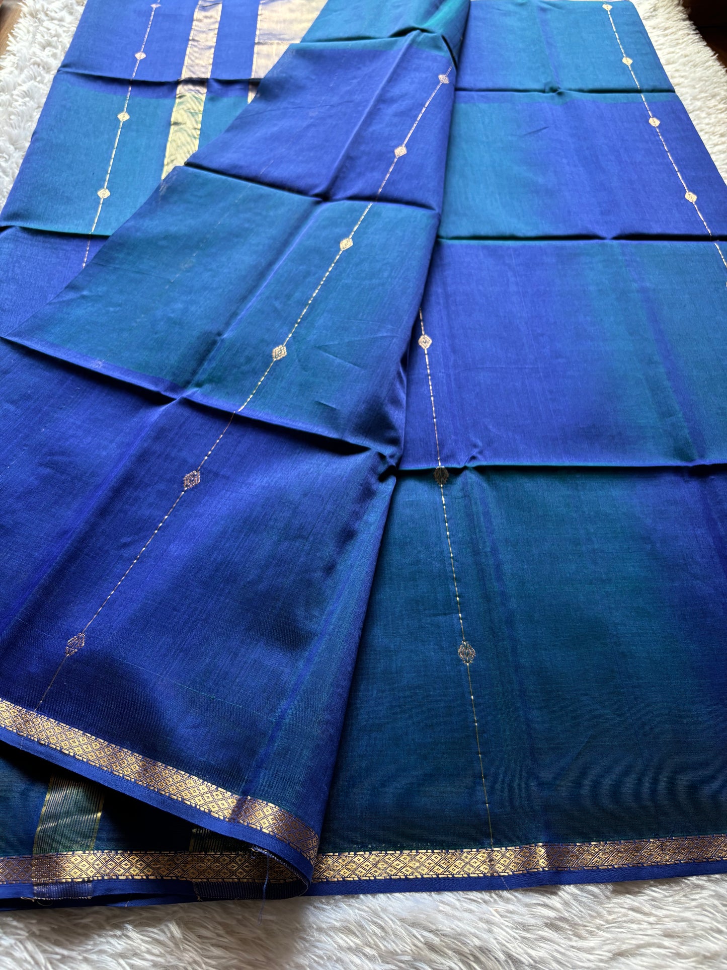 Chandini : Solid Dark blue