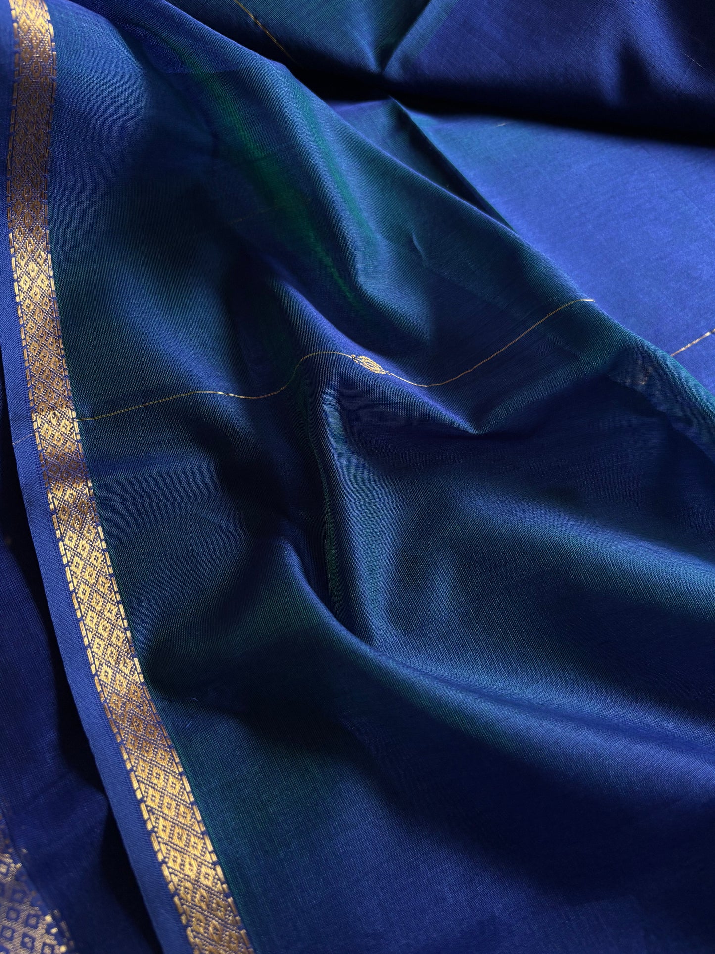 Chandini : Solid Dark blue