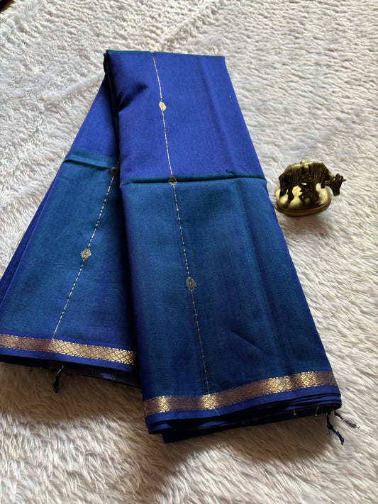 Chandini : Solid Dark blue