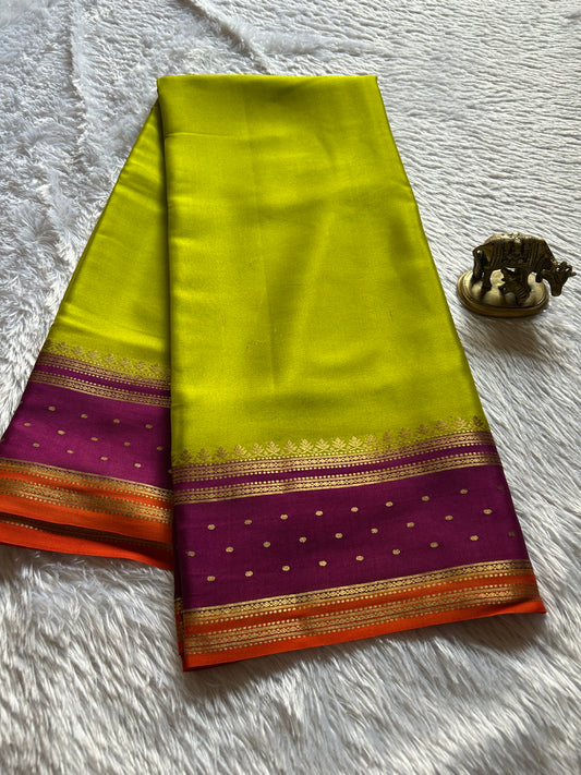 Drishti (3D) : Olive-magenta-orange