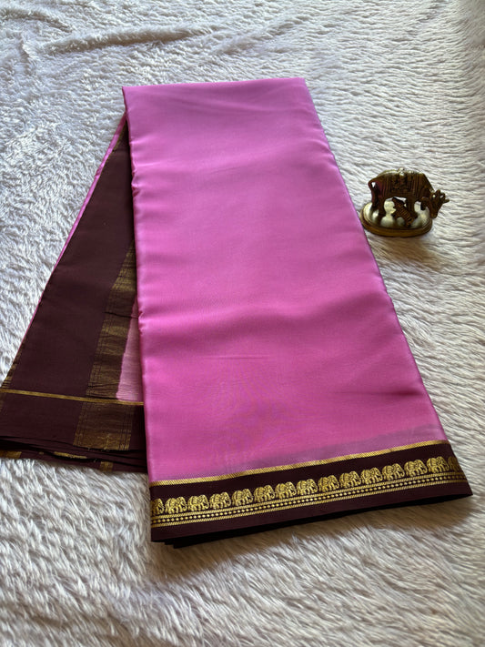 Gamani (2D) : Rose pink-chocolate brown