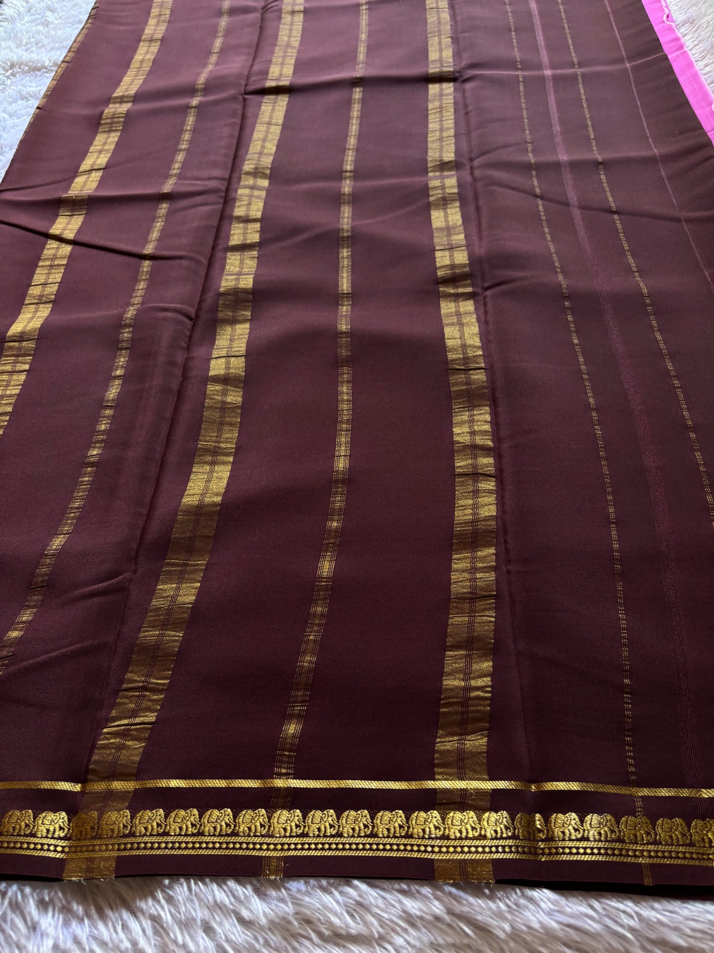 Gamani (2D) : Rose pink-chocolate brown