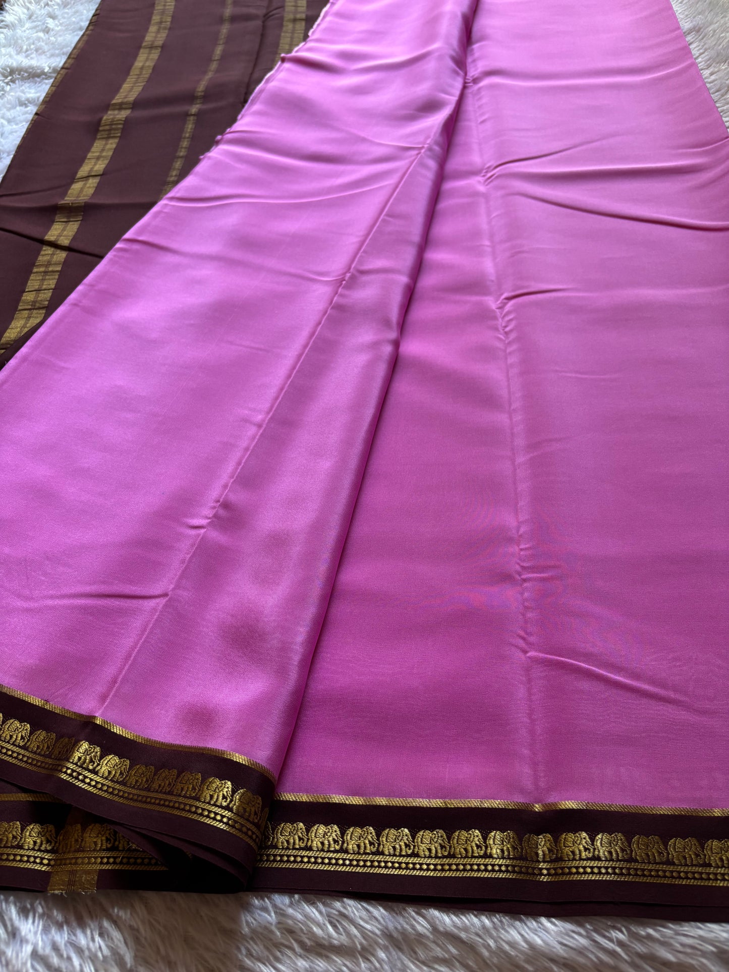 Gamani (2D) : Rose pink-chocolate brown