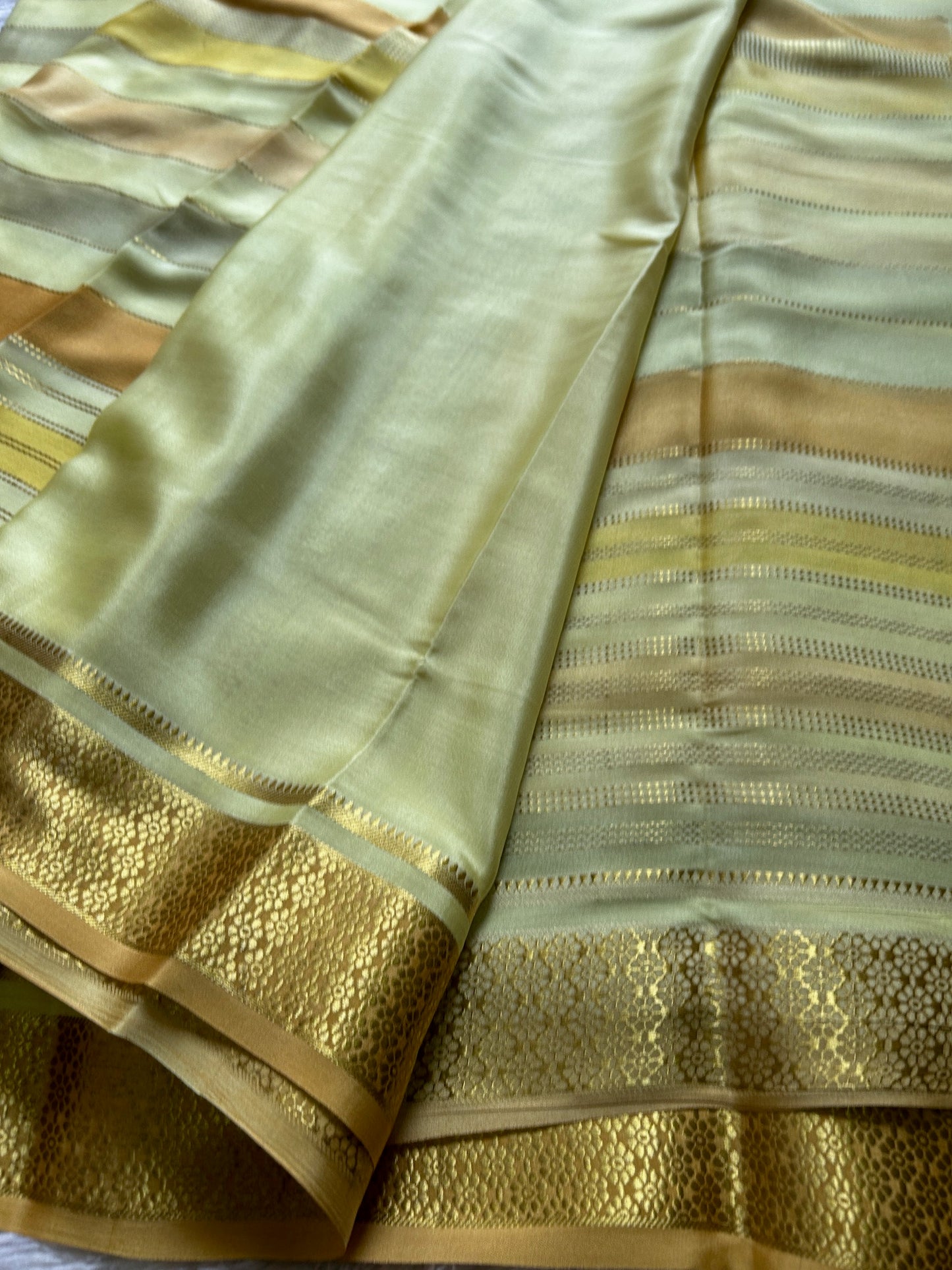 Disha : Ombré butterscotch yellow