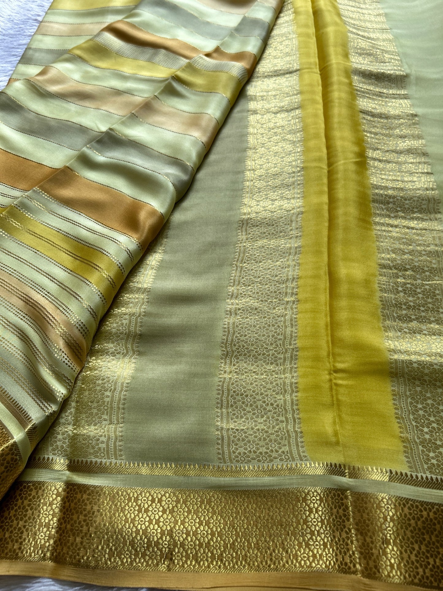 Disha : Ombré butterscotch yellow
