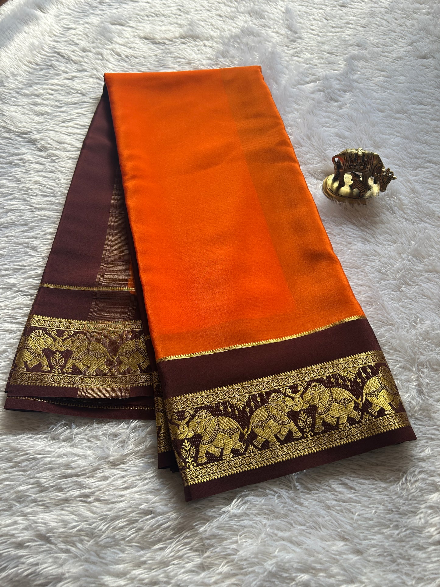Airavati (2D) : Dark orange-chocolate brown