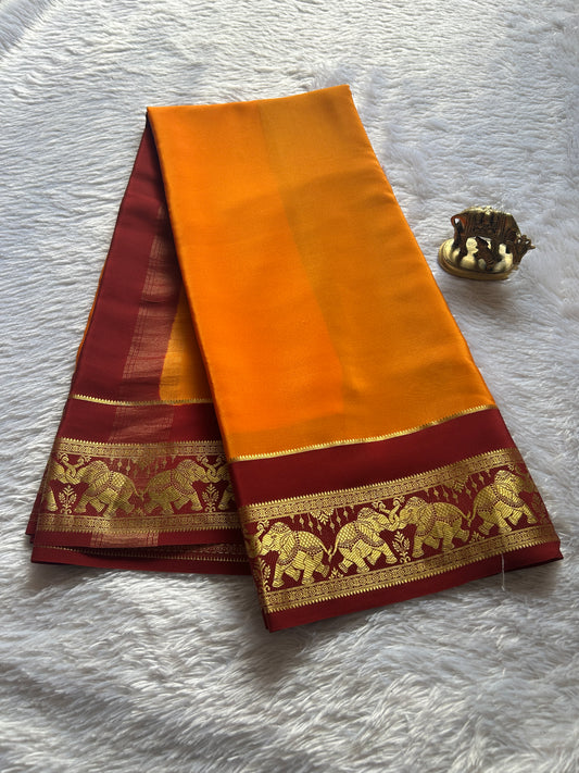 Airavati (2D) : Light orange-maroon