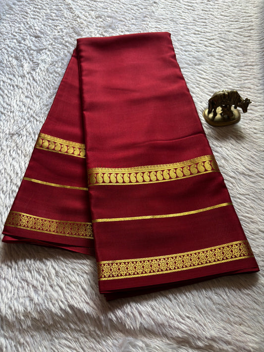 Malini : Solid Maroon