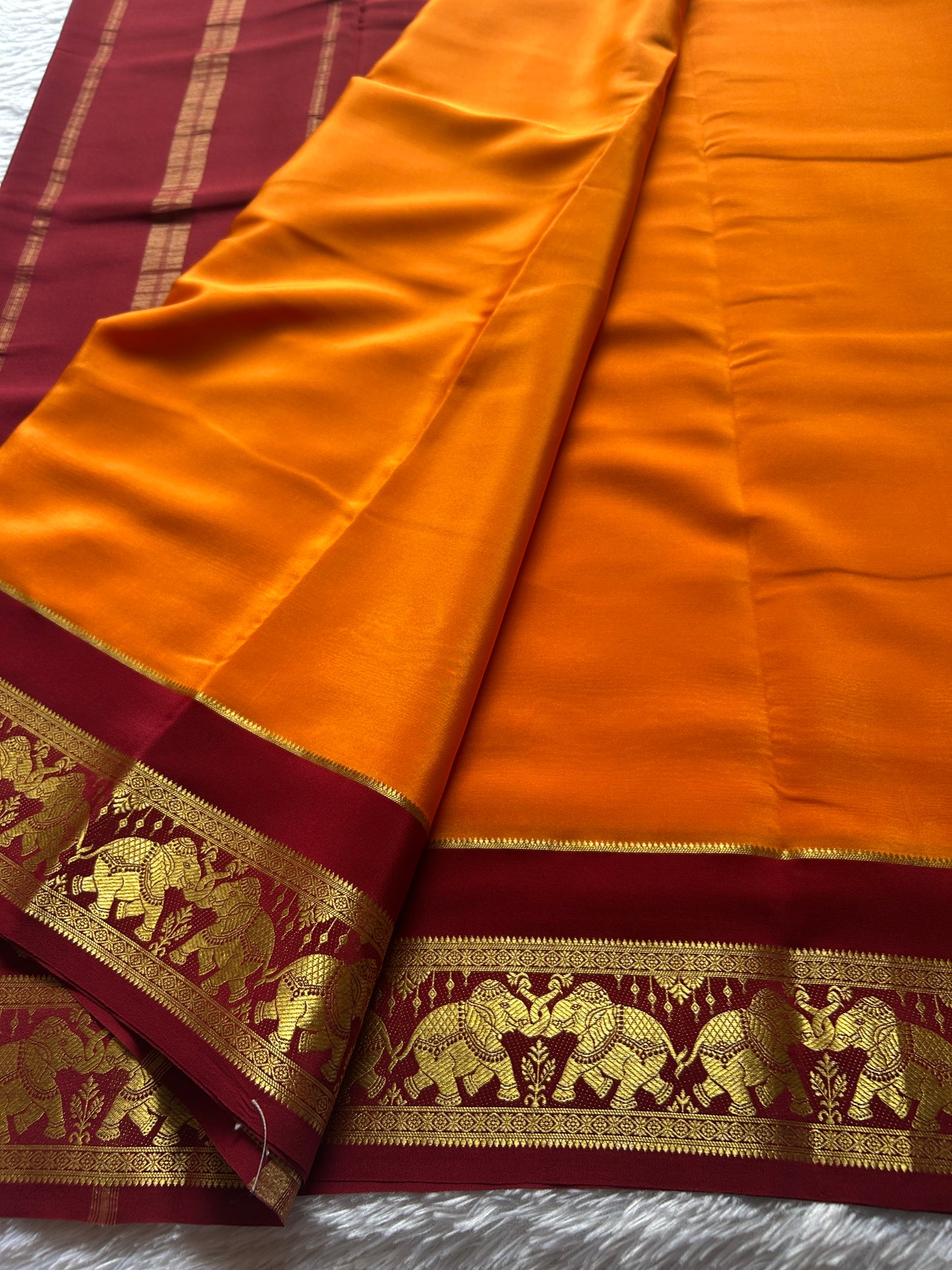 Airavati (2D) : Light orange-maroon