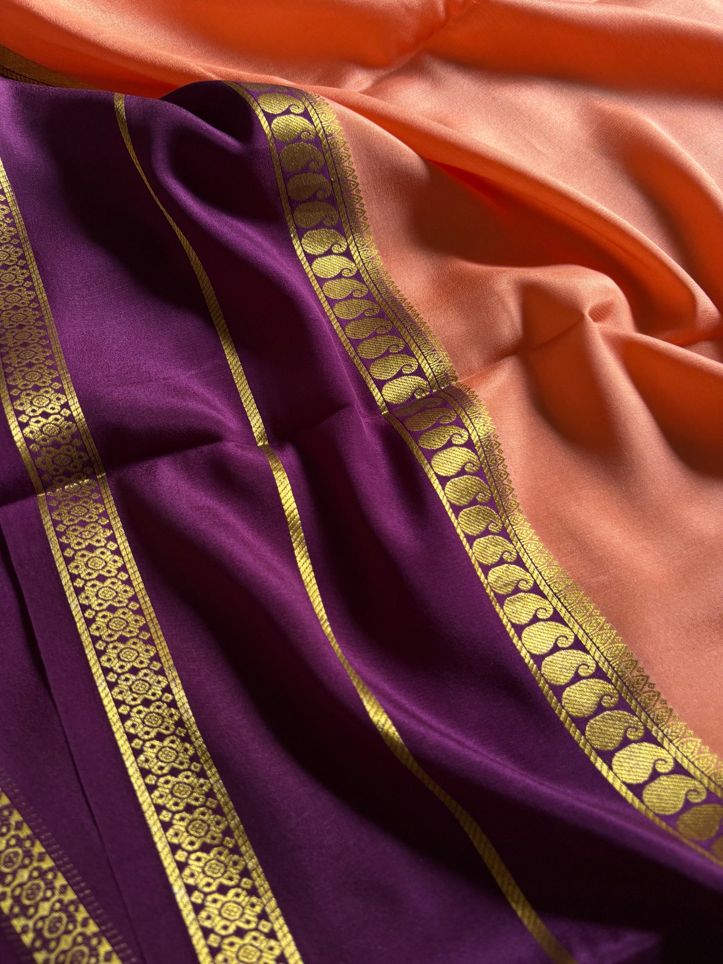 Malini (2D) : Peach-purple