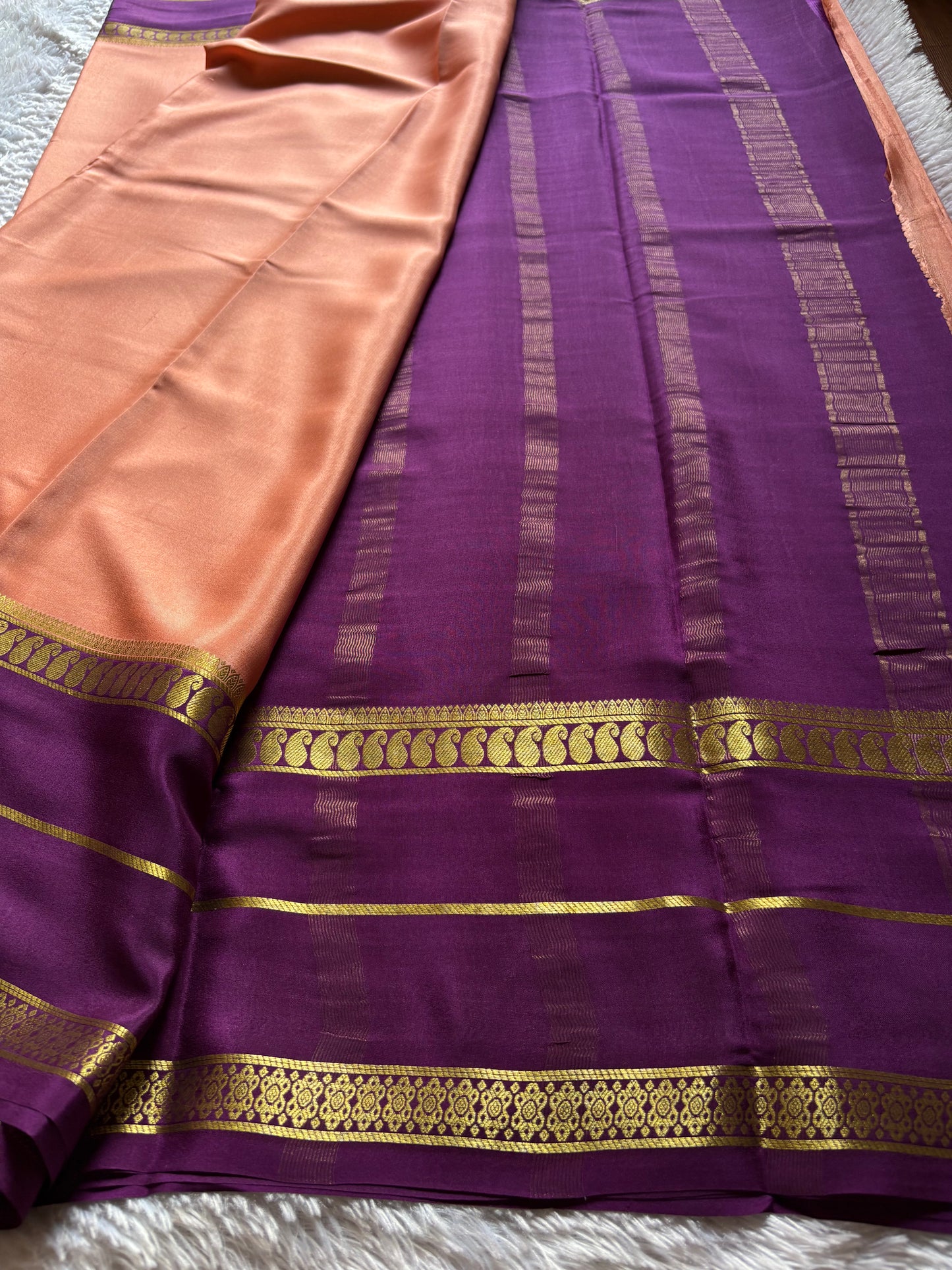 Malini (2D) : Peach-purple