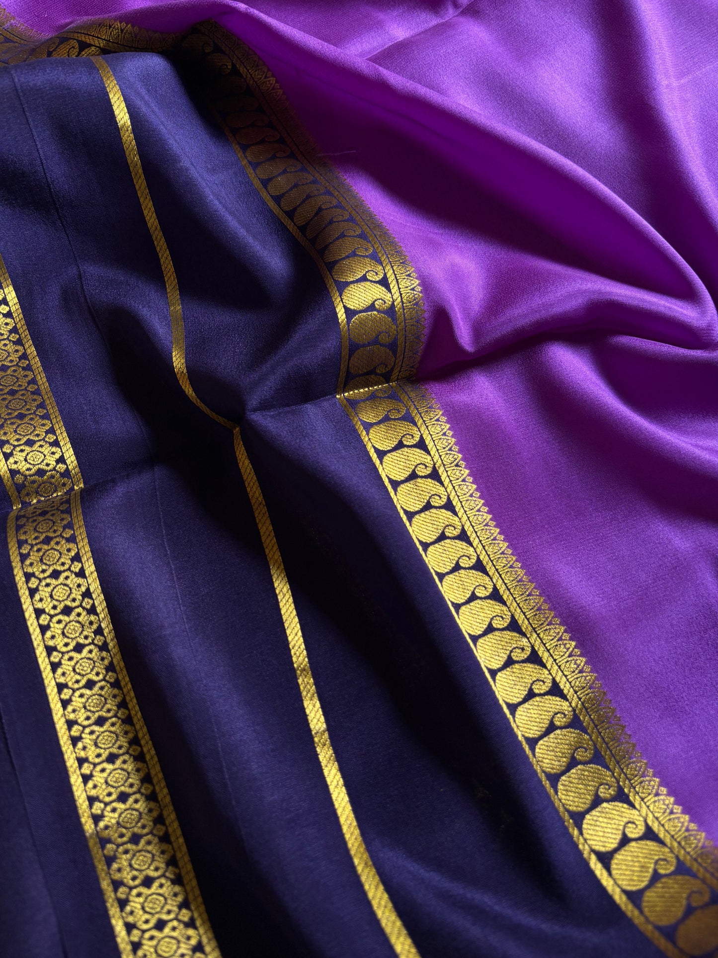 Malini (2D) : Dark lavender-navy blue