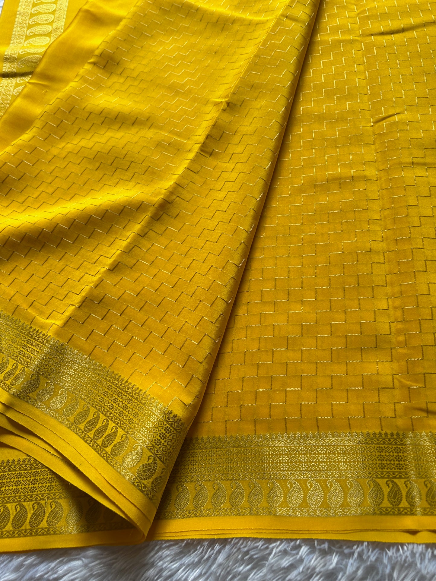 Mahima : Solid Lemon yellow