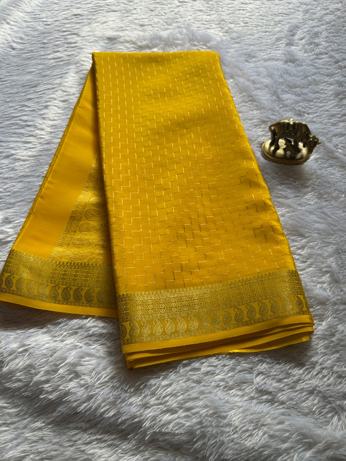 Mahima : Solid Lemon yellow