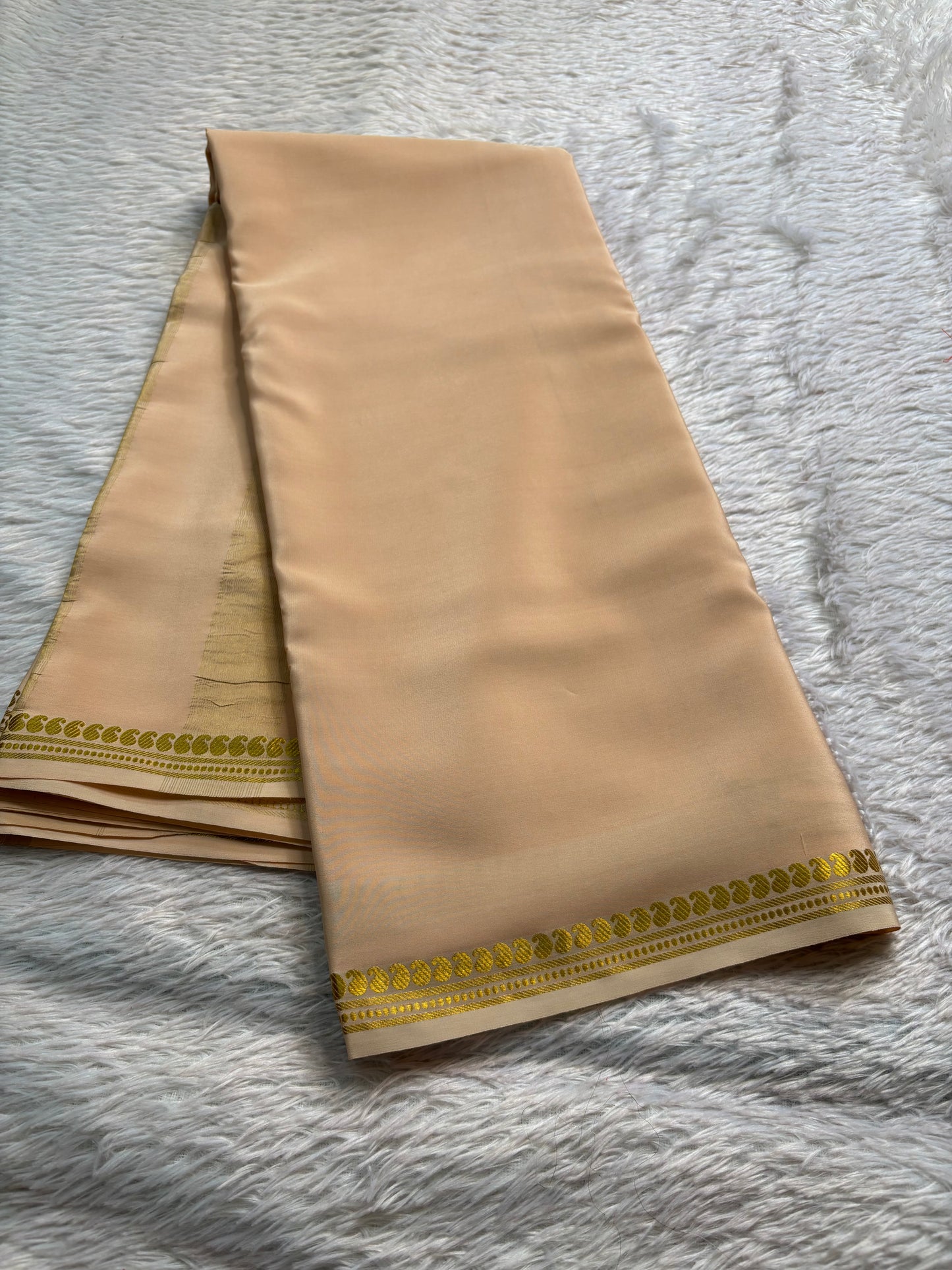 Nirmala : Solid Chikoo beige