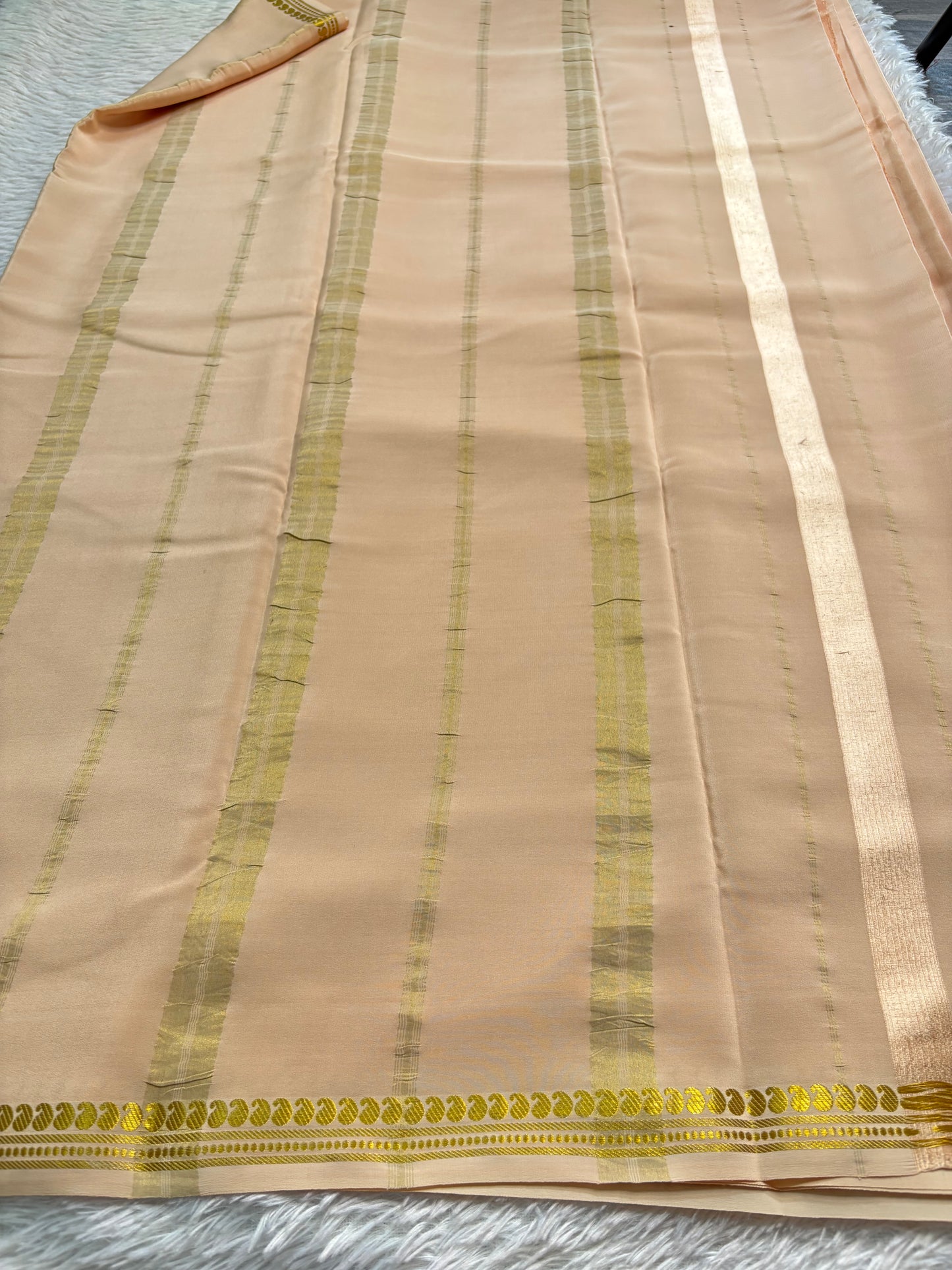 Nirmala : Solid Chikoo beige