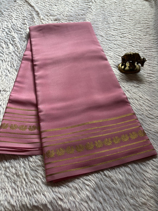 Hamsini : Solid Pastel pink