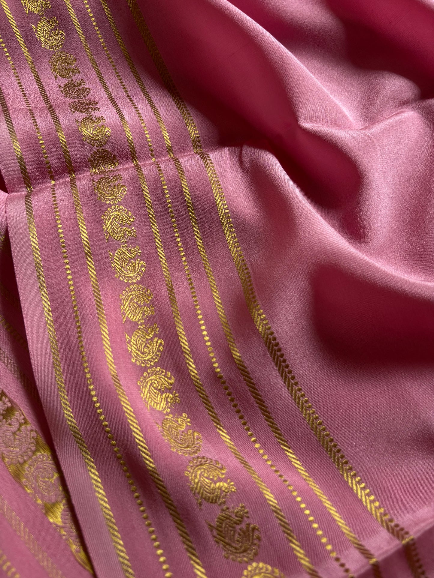 Hamsini : Solid Pastel pink