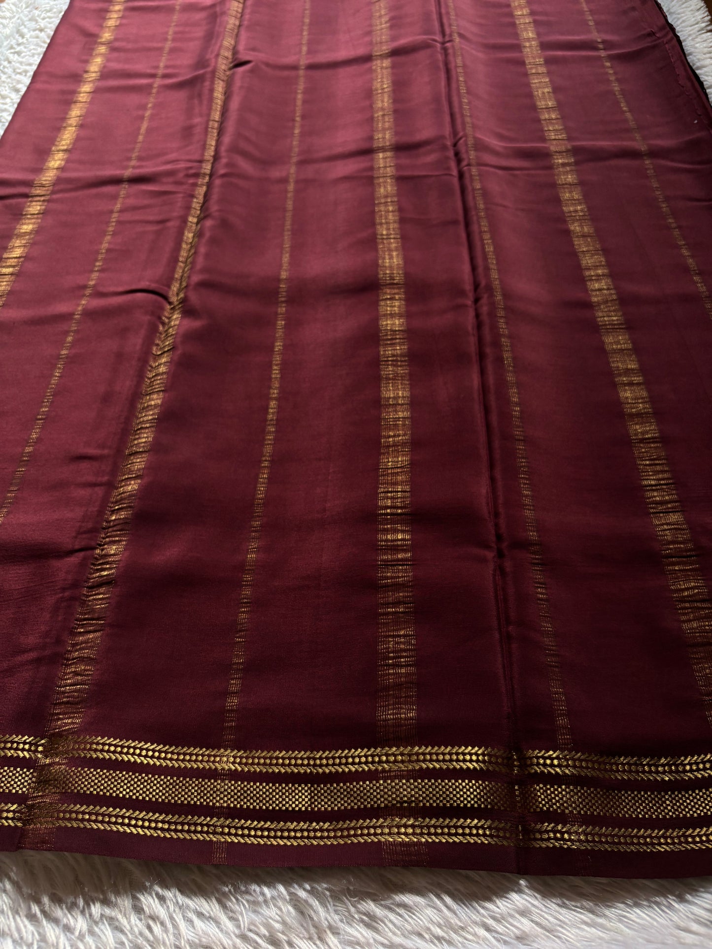 Unnathi : Solid Chocolate brown