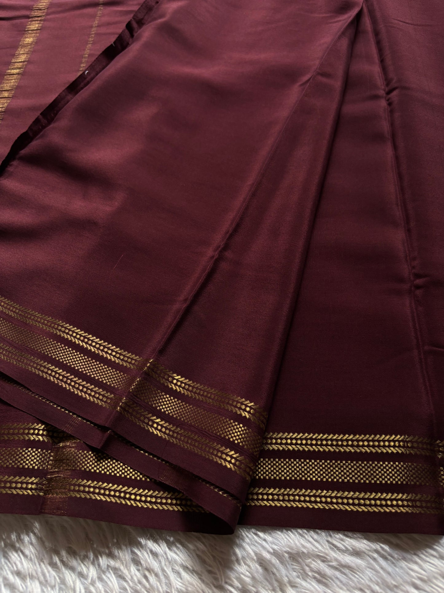 Unnathi : Solid Chocolate brown