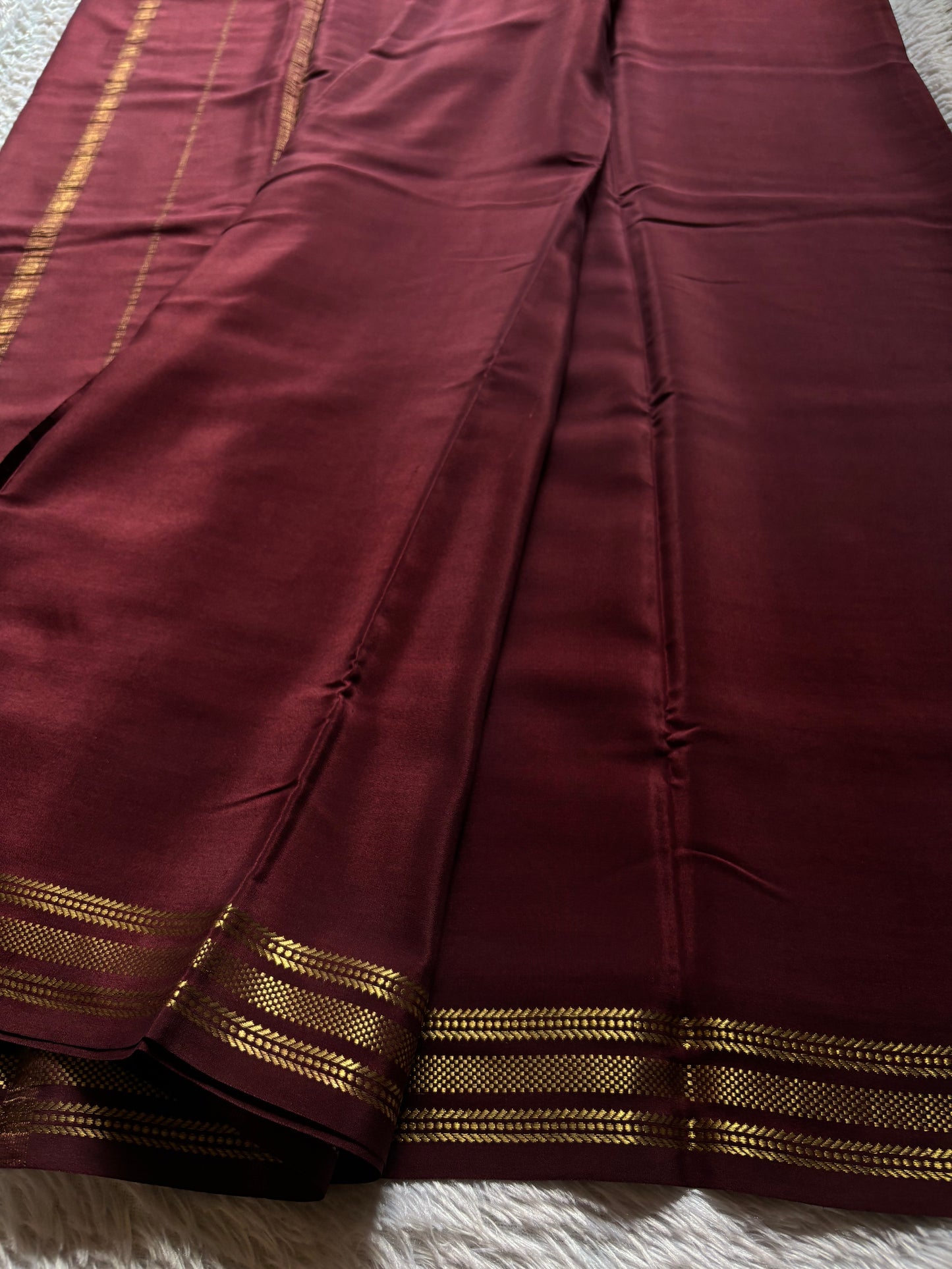 Unnathi : Solid Chocolate brown
