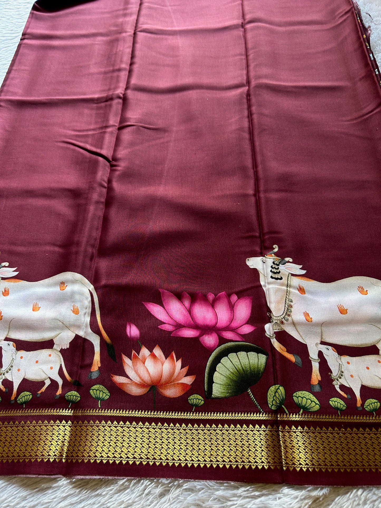 Kasturi : Solid Maroon