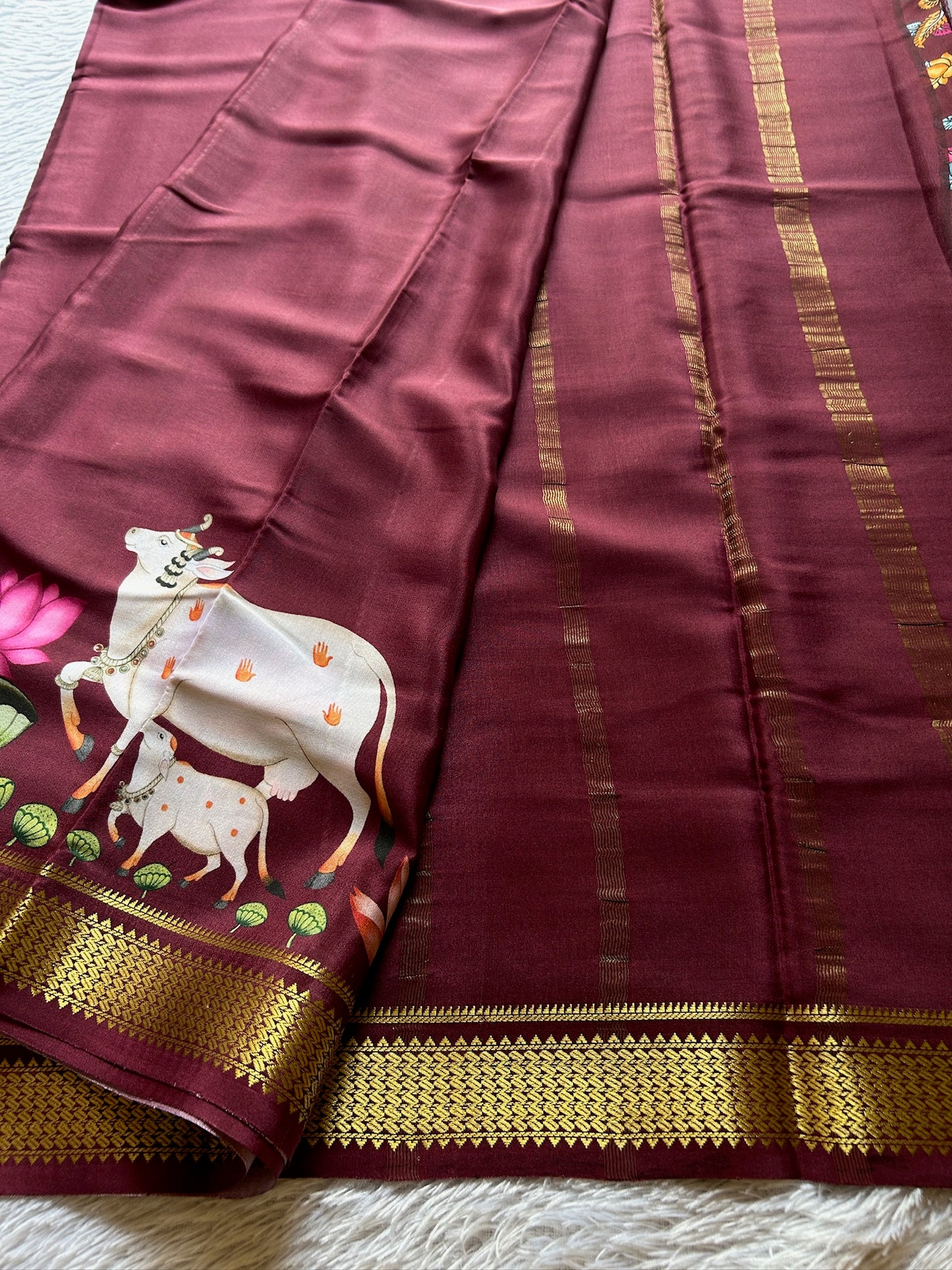 Kasturi : Solid Maroon