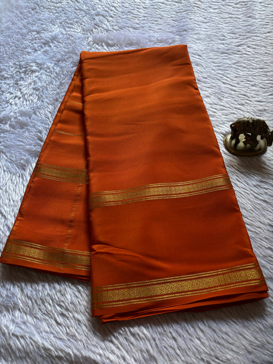 Mridula : Solid Orange