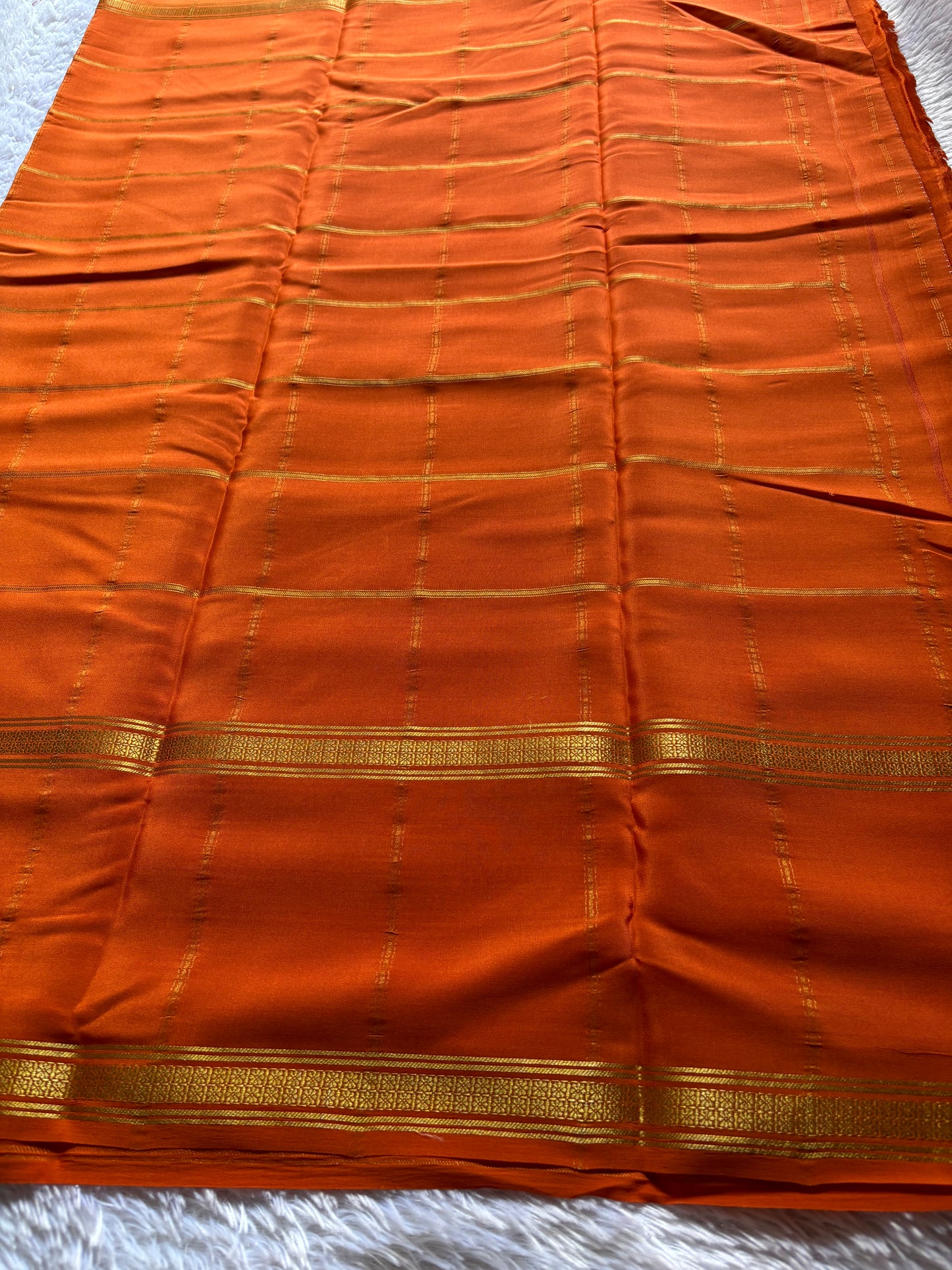 Mridula : Solid Orange