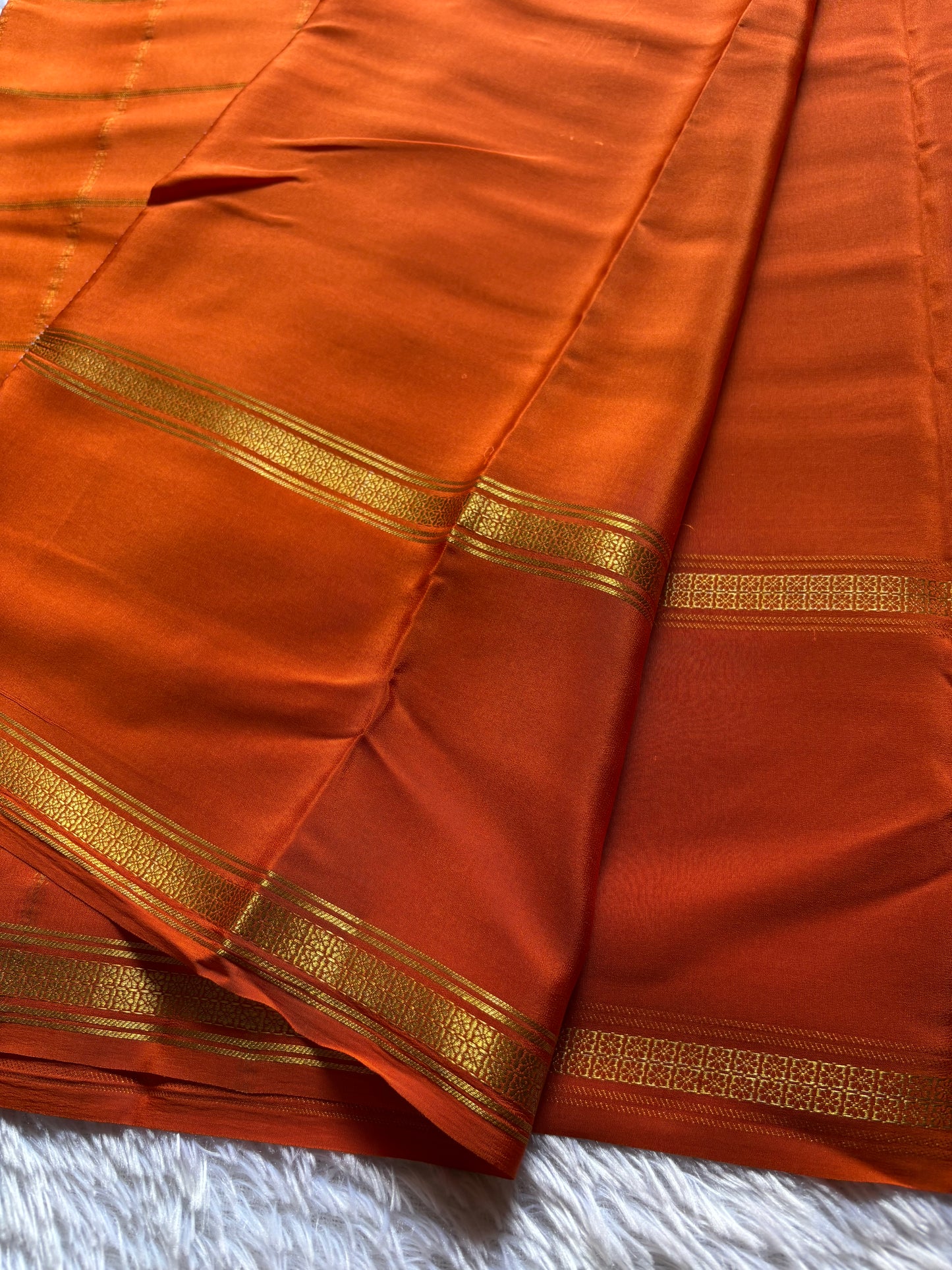 Mridula : Solid Orange