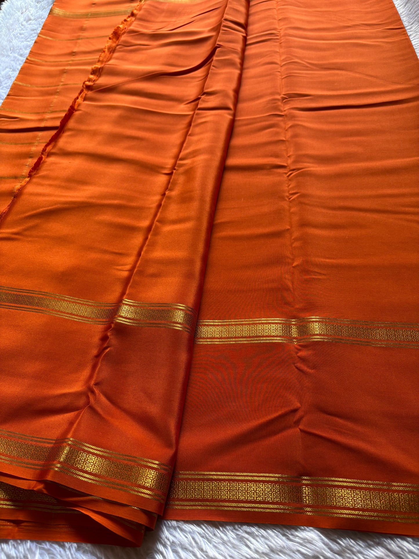 Mridula : Solid Orange