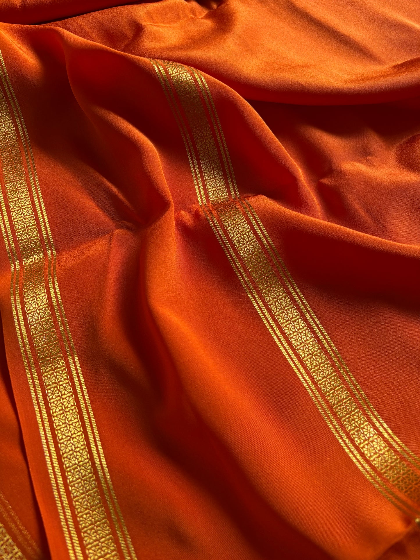 Mridula : Solid Orange