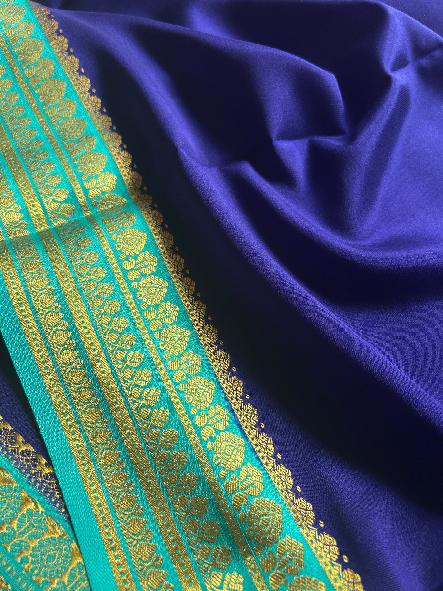 Manasa (2D) : Dark blue-sea blue