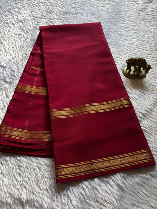 Mridula : Solid Maroon