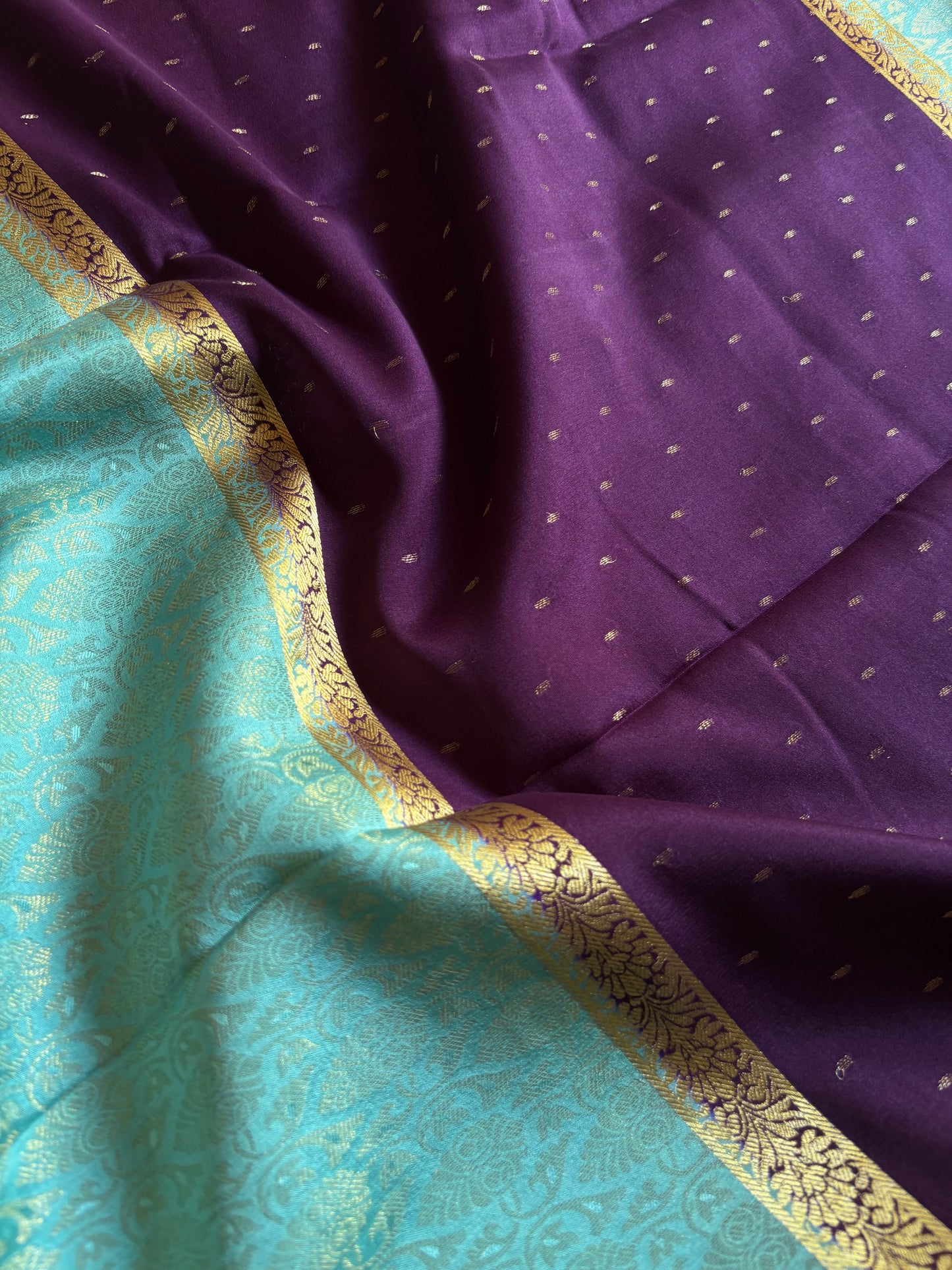Asha (2D) : Purple-sky blue