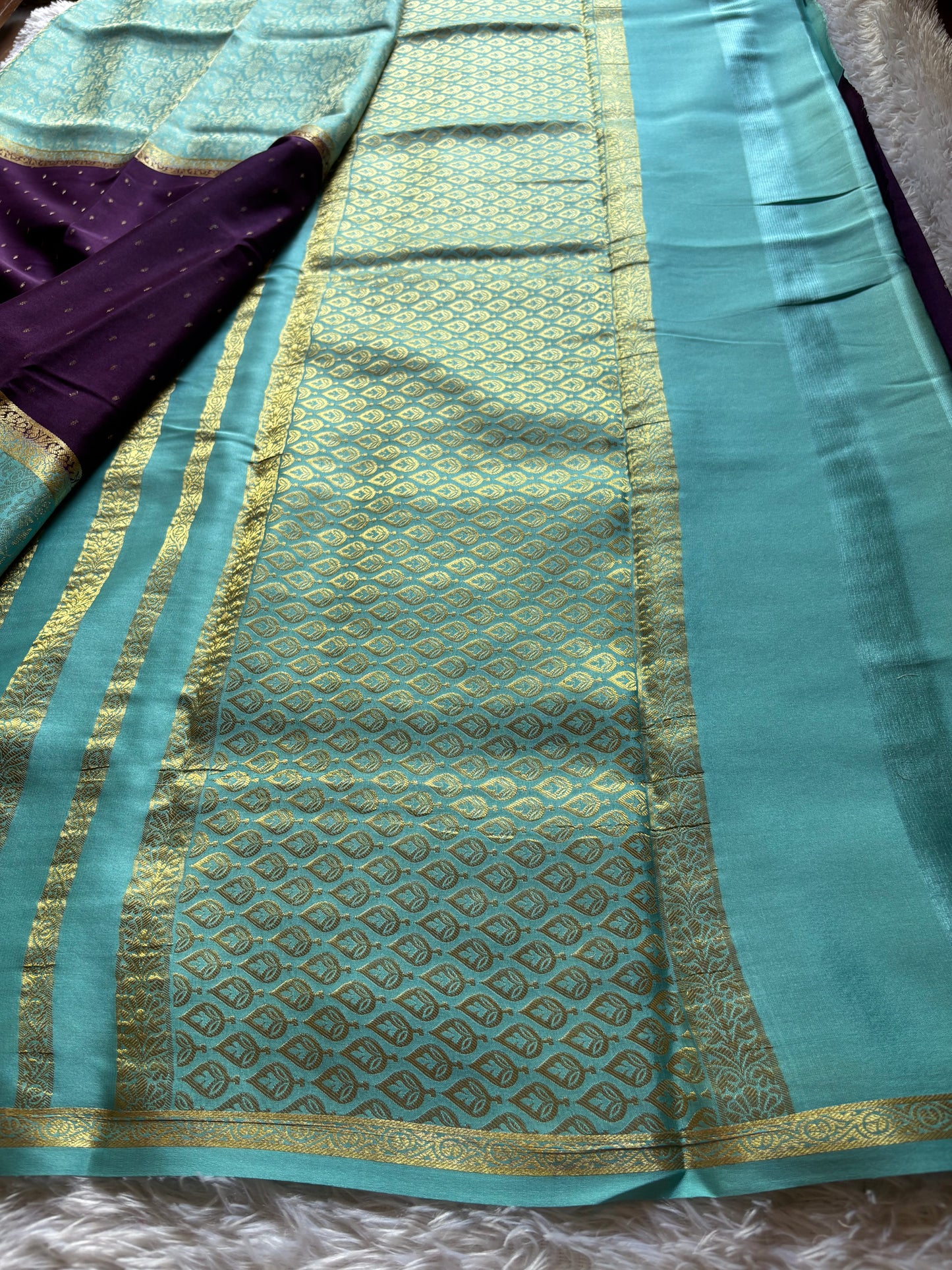 Asha (2D) : Purple-sky blue