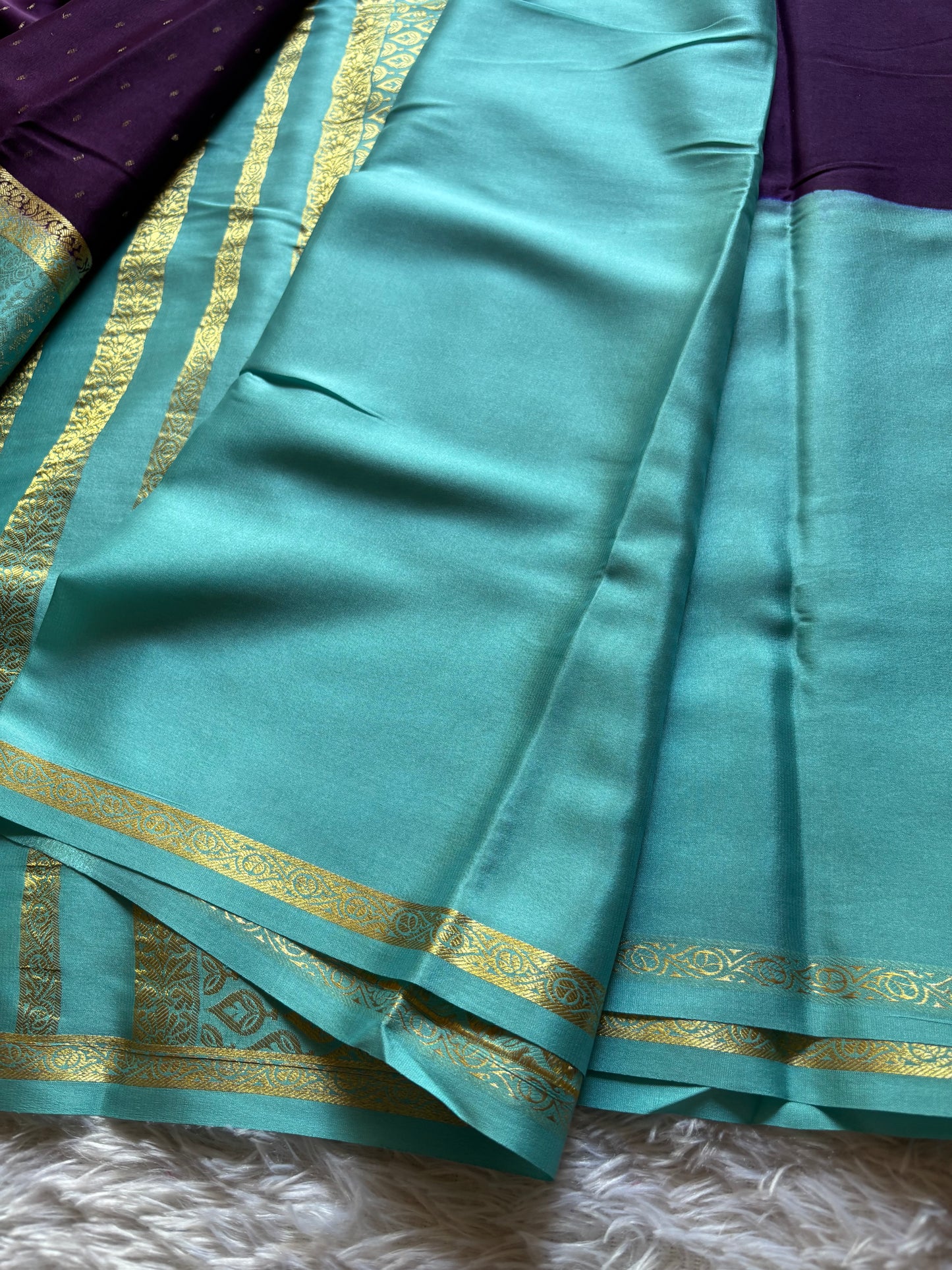Asha (2D) : Purple-sky blue