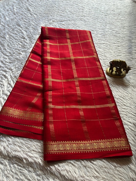 Savithri : Solid Red