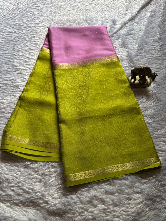Asha (2D) : Baby pink-olive