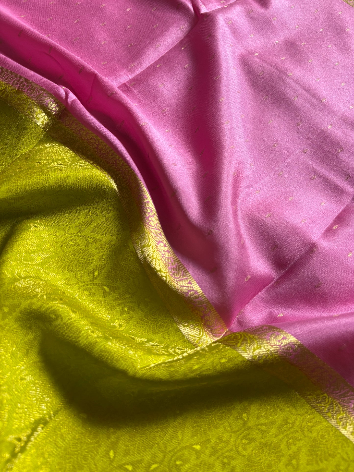 Asha (2D) : Baby pink-olive