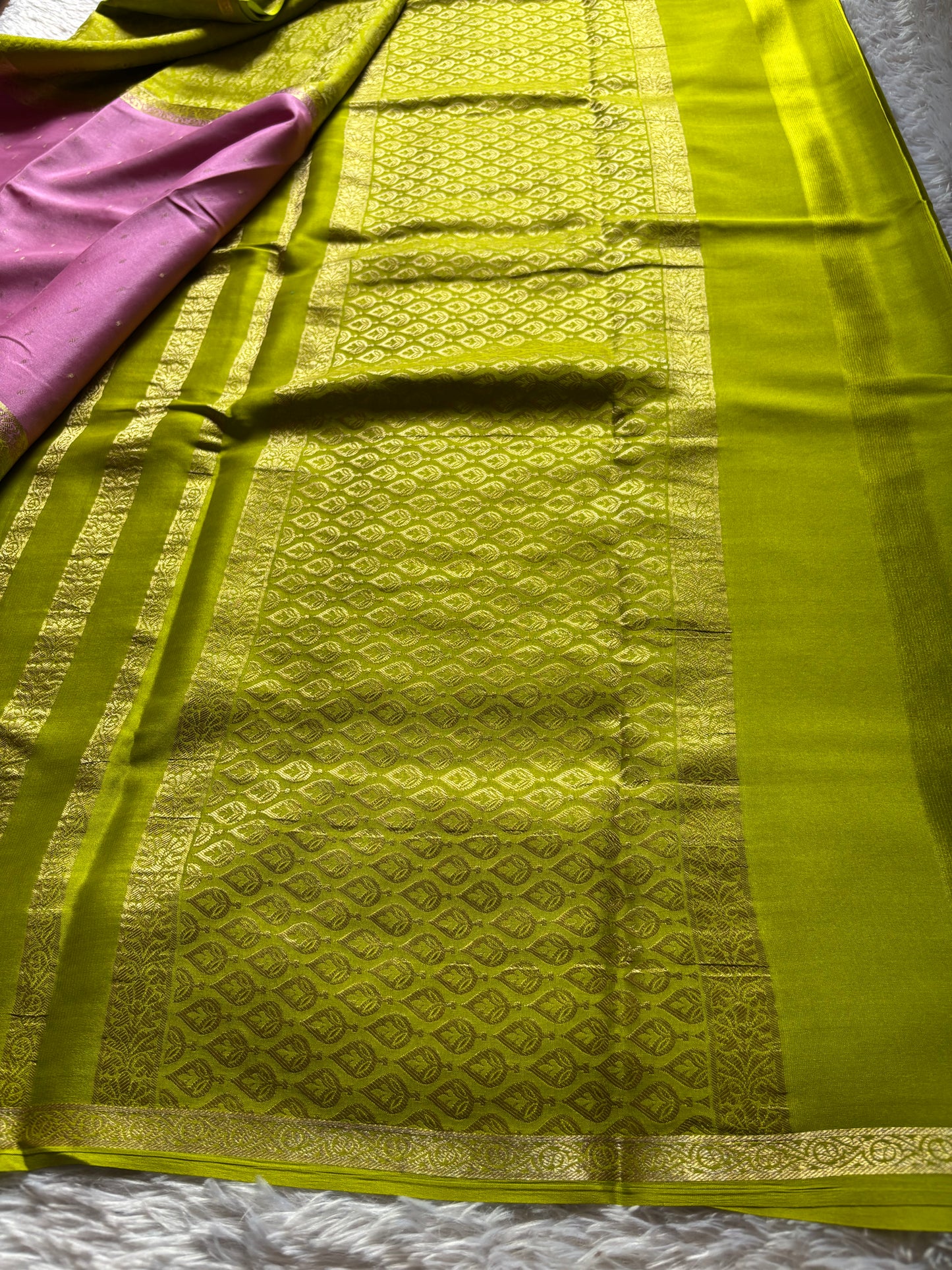 Asha (2D) : Baby pink-olive