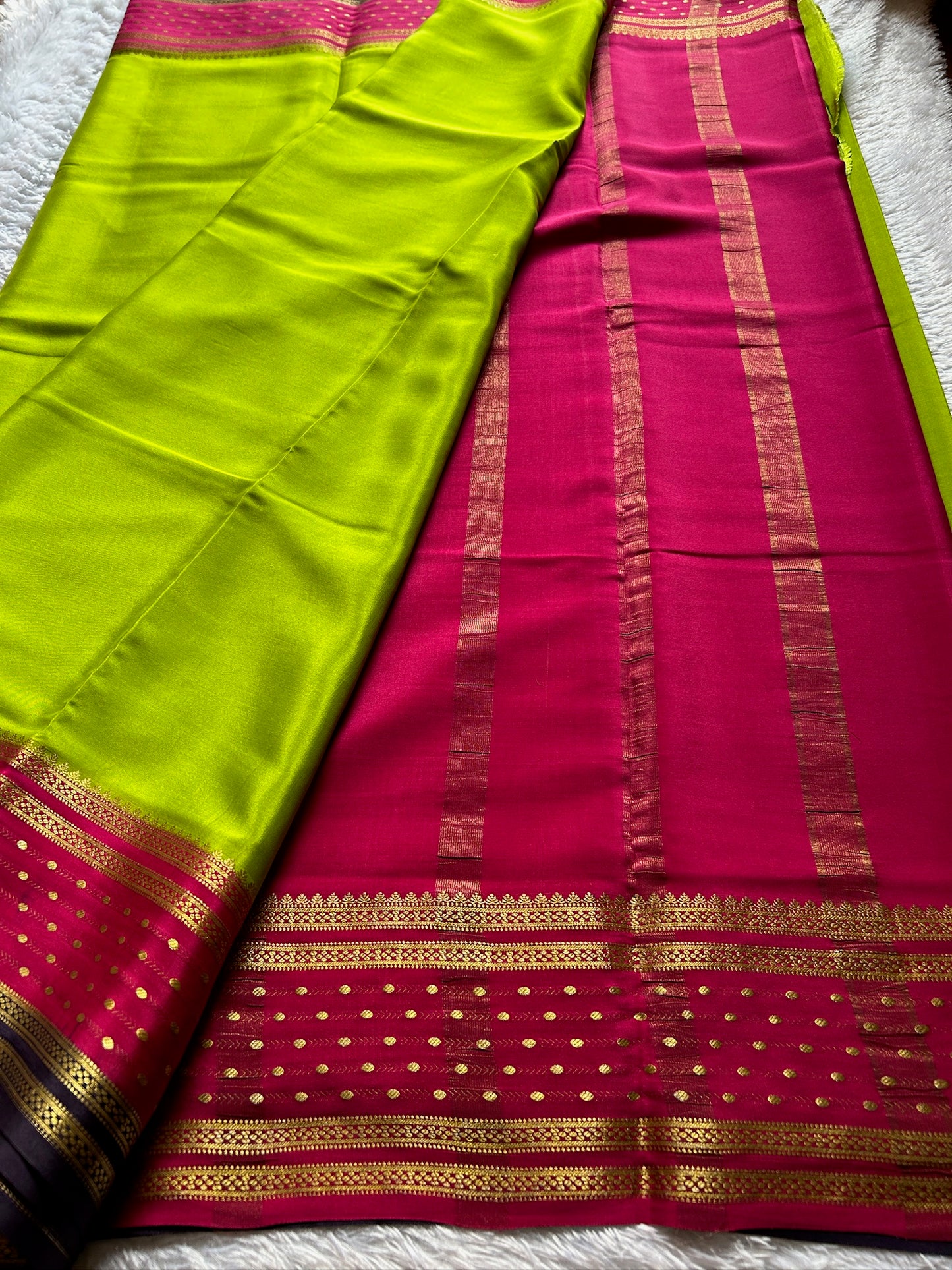 Aradhya (3D) : Lime green-pink-black