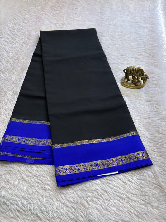 Darshini (2D) : Black-royal blue