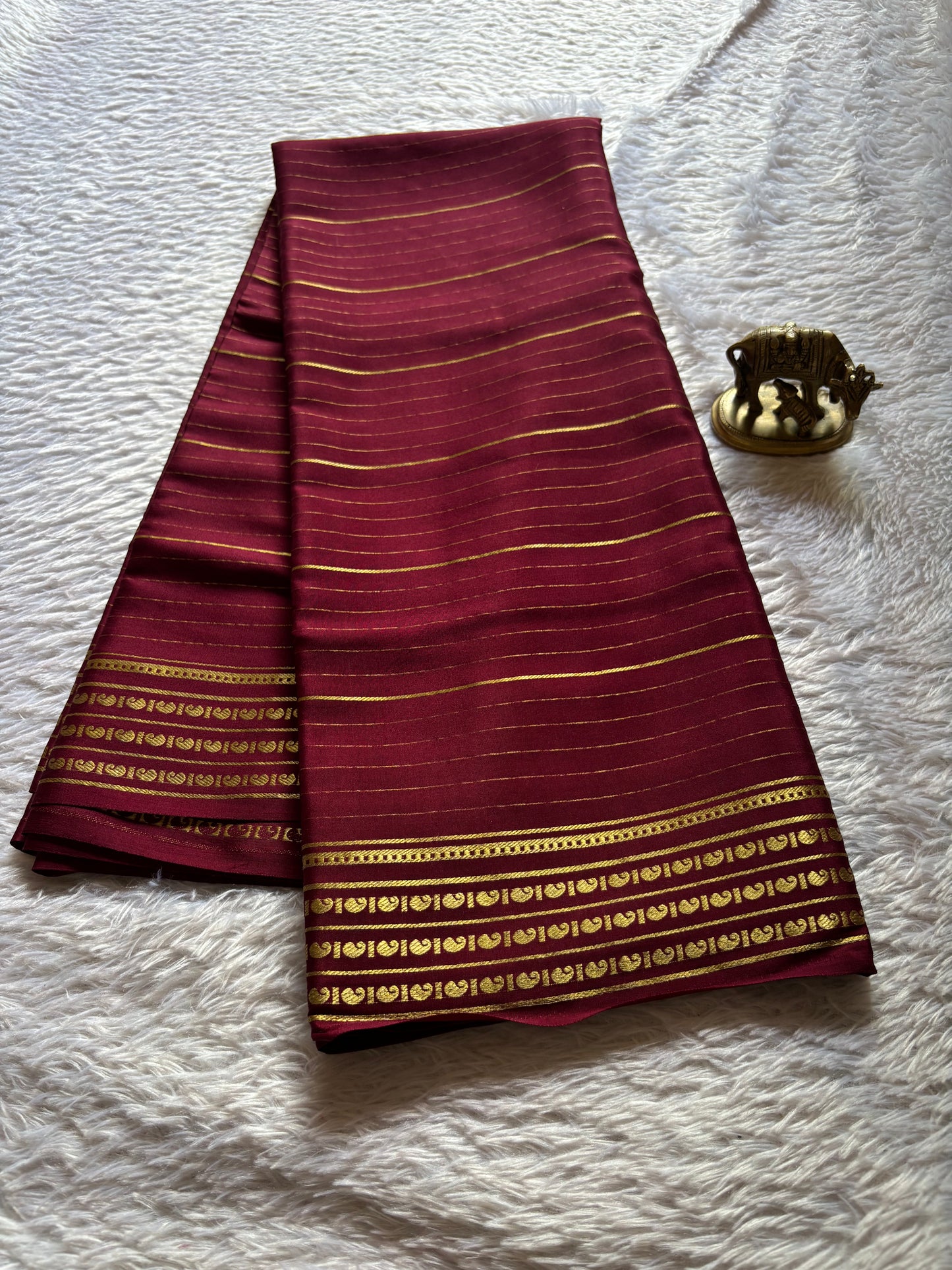 Meghana : Solid Maroon