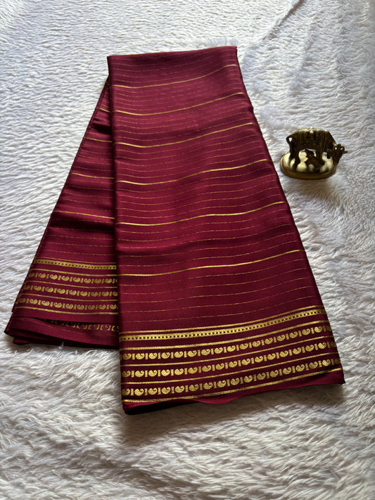 Meghana : Solid Maroon