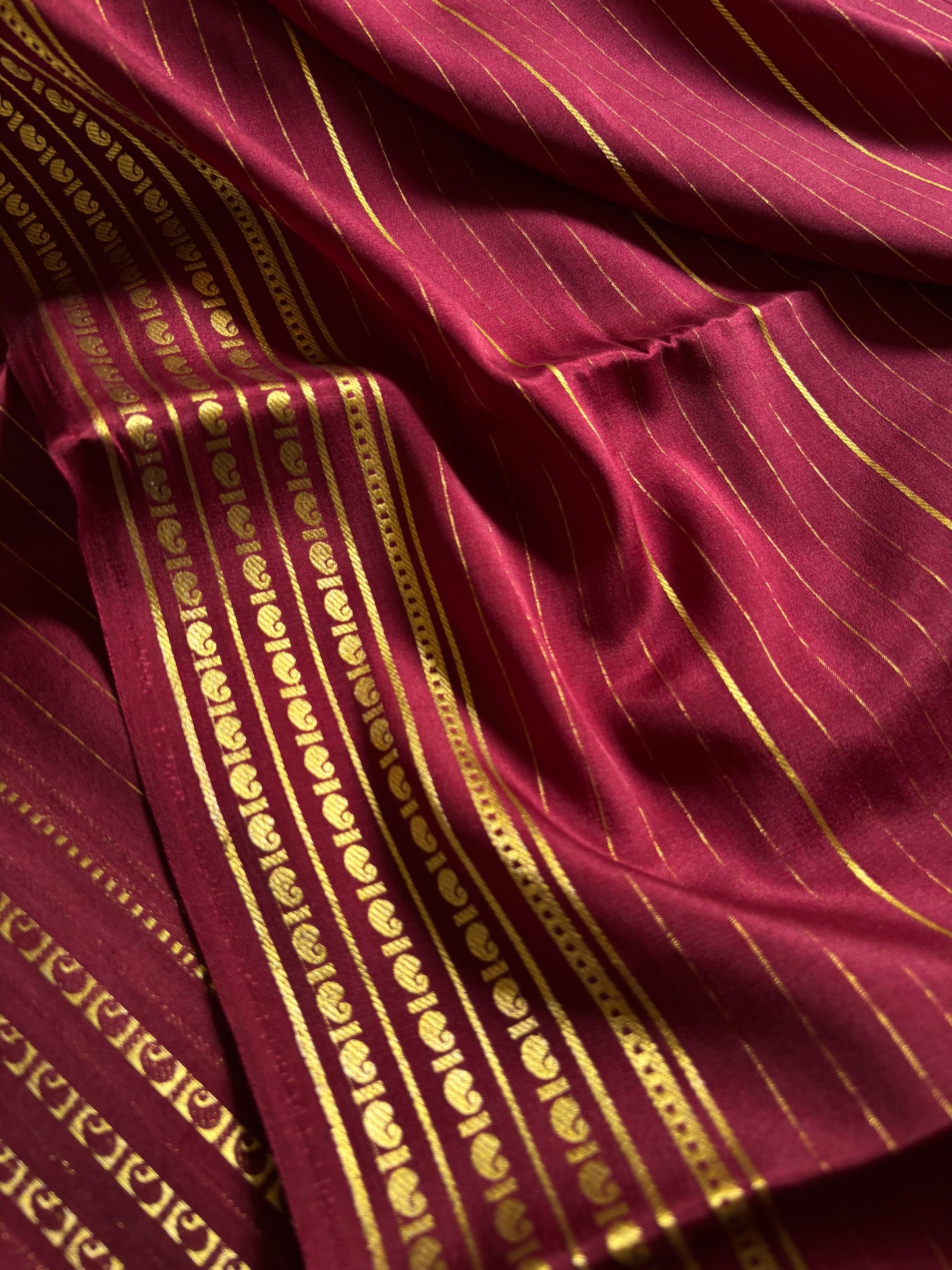 Meghana : Solid Maroon