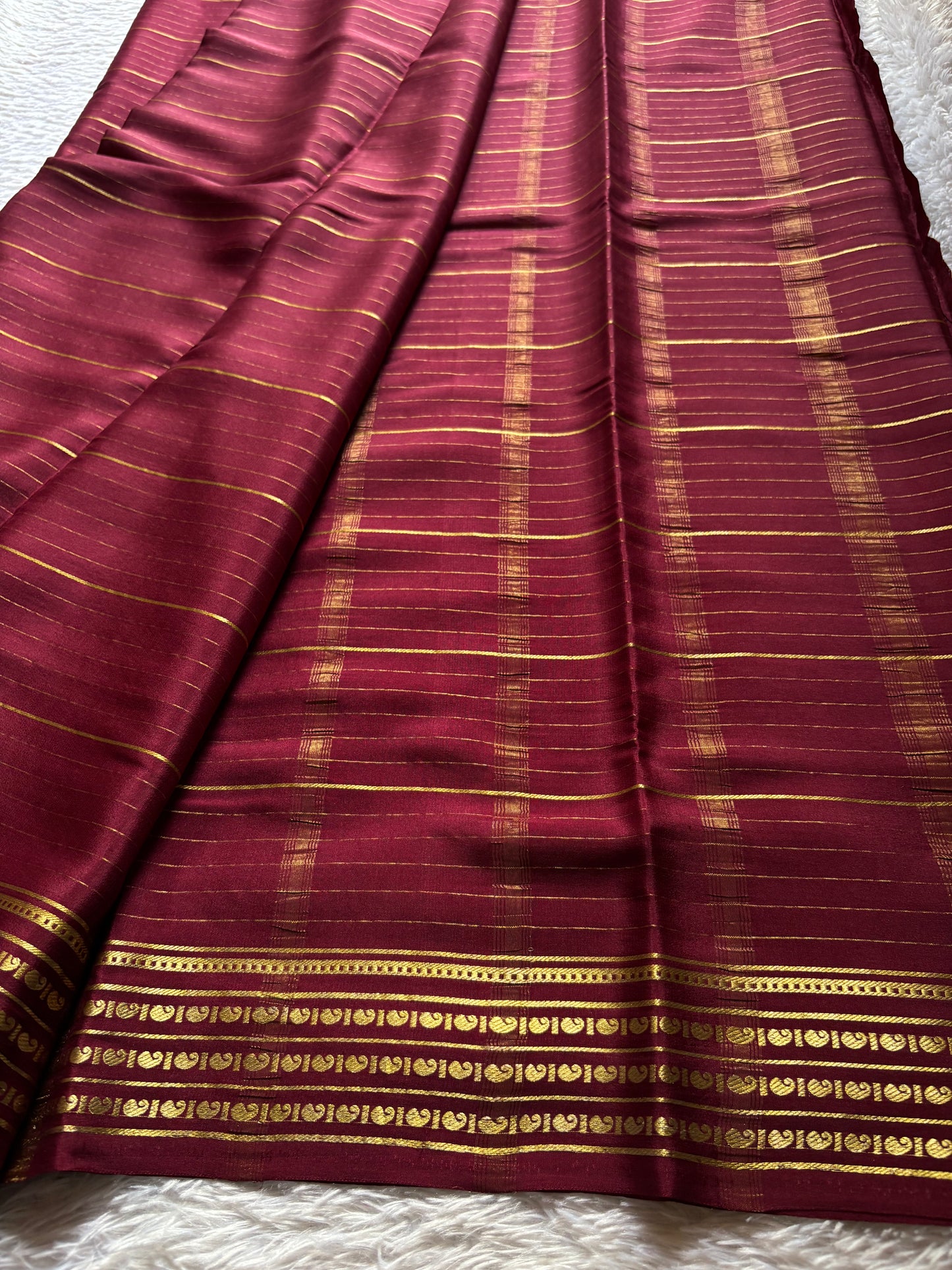 Meghana : Solid Maroon