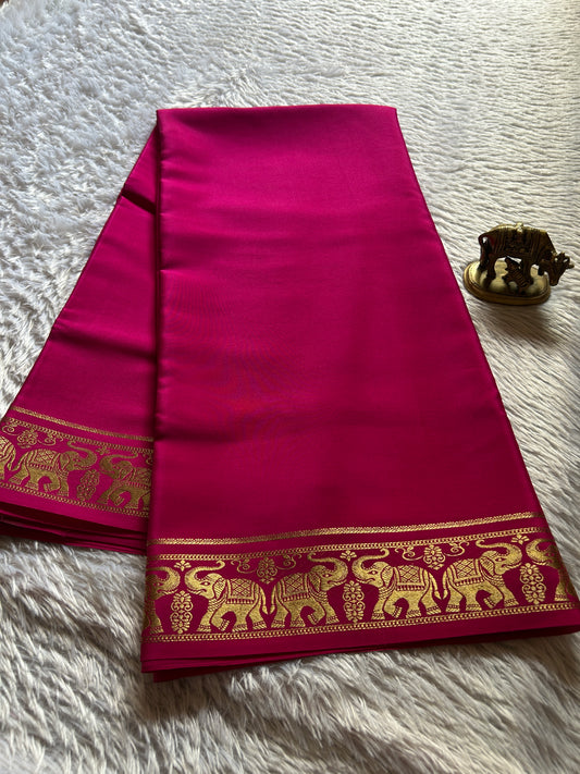 Shaurya : Solid Rani pink