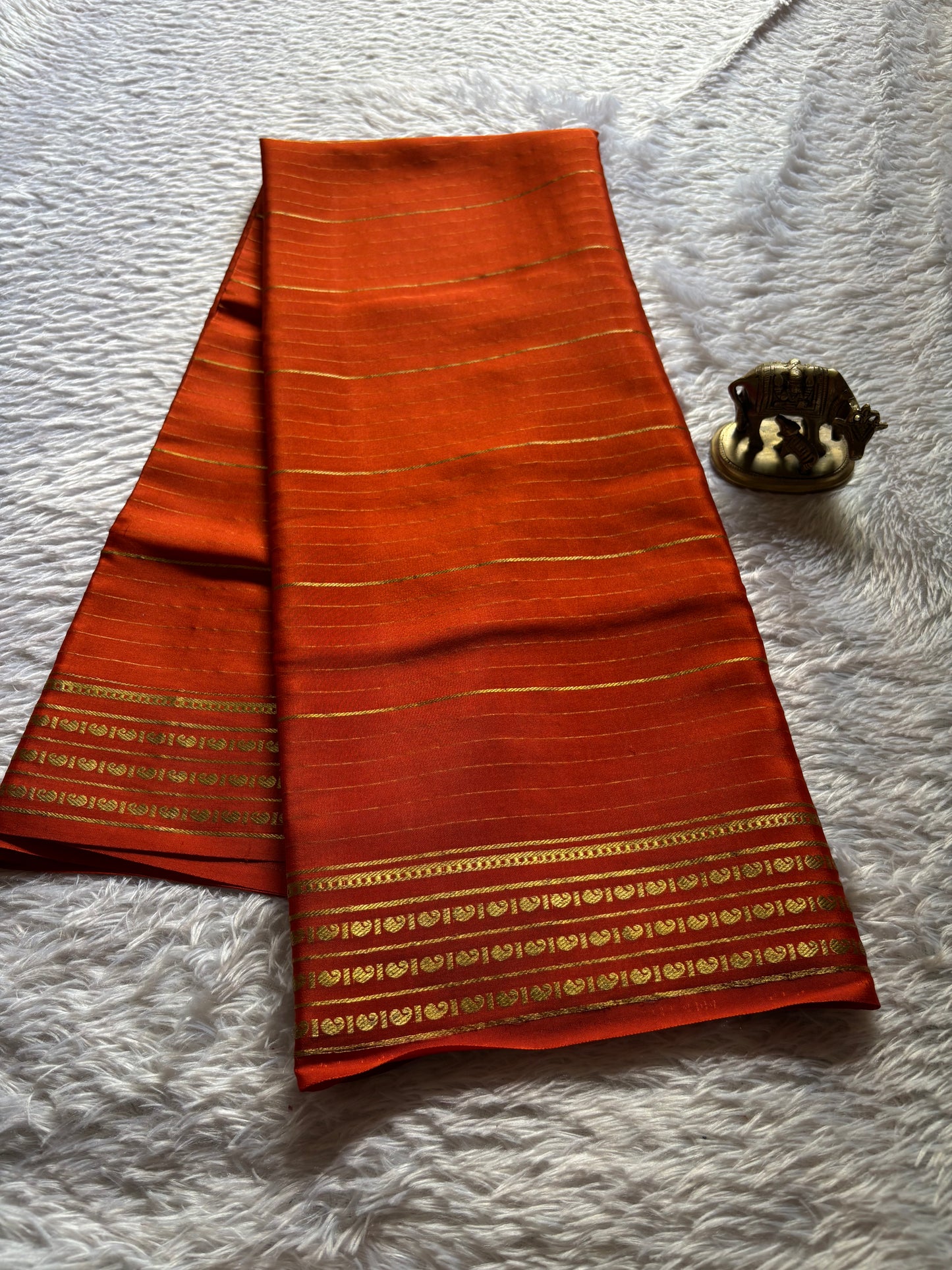 Meghana : Solid Orange
