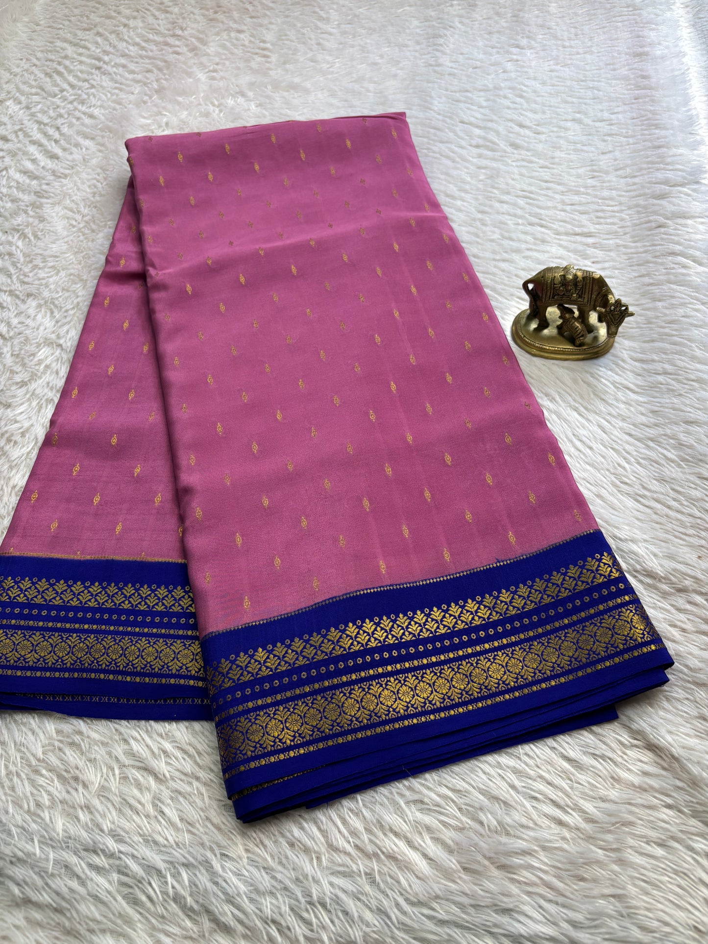 Prathima (2D) : Blush pink-royal blue